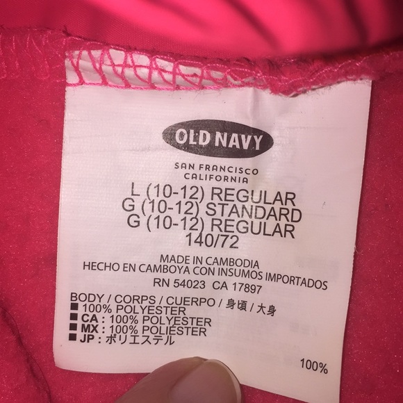 Old Navy Pink Fleece Jacket for Girls - Picture 7 of 8